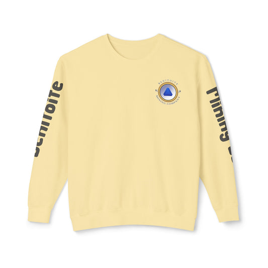 Benitoite Mining Co Unisex Lightweight Crewneck Sweatshirt
