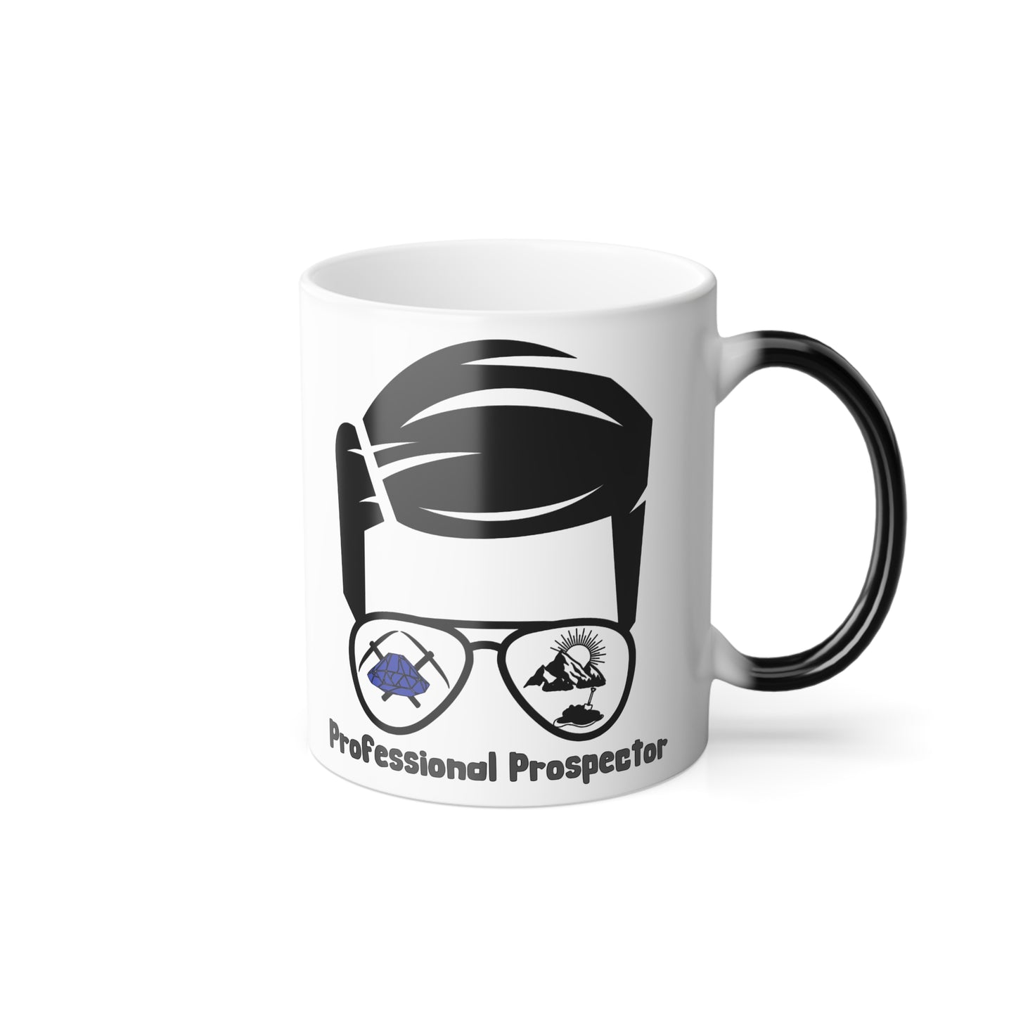 Color-Morphing Coffee Mug — "Professor" Detective Emblem, 11oz