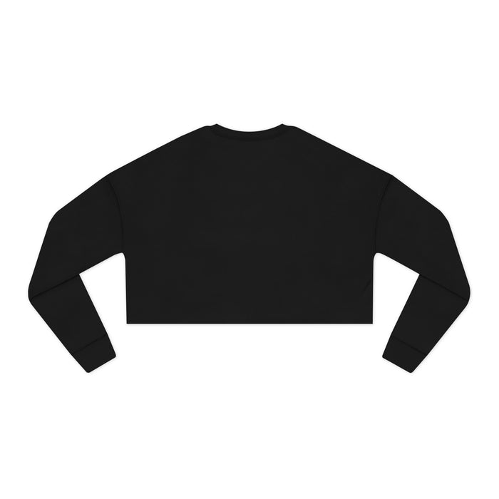 Cropped Sweatshirt — "I Picked a Gem" Heart & Pickaxes Valentine's Crop Top