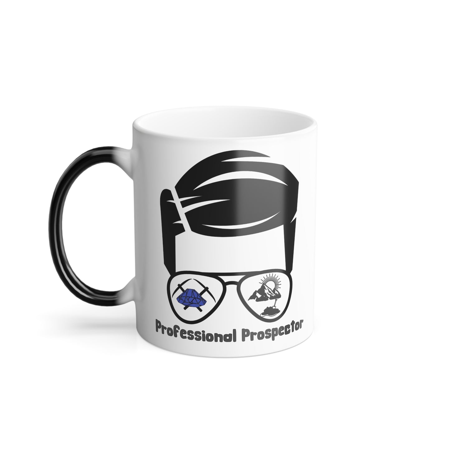 Color-Morphing Coffee Mug — "Professor" Detective Emblem, 11oz