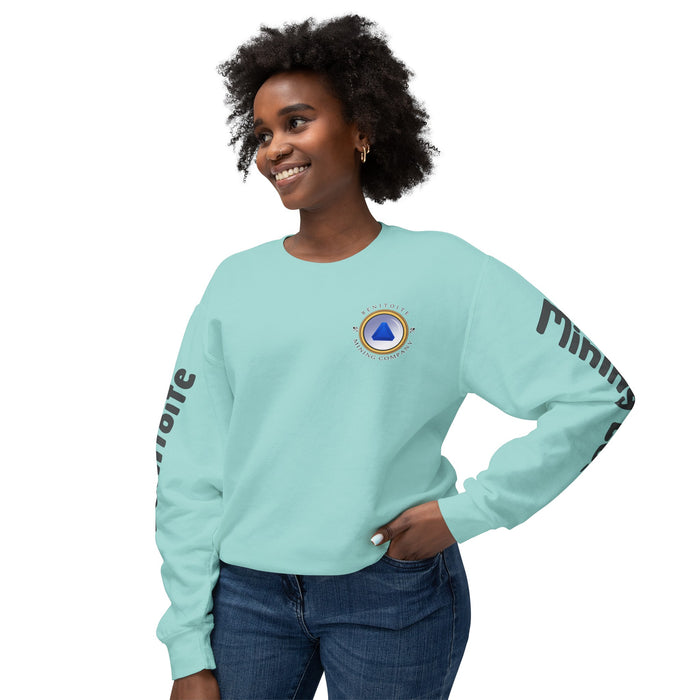 Benitoite Mining Co Unisex Lightweight Crewneck Sweatshirt