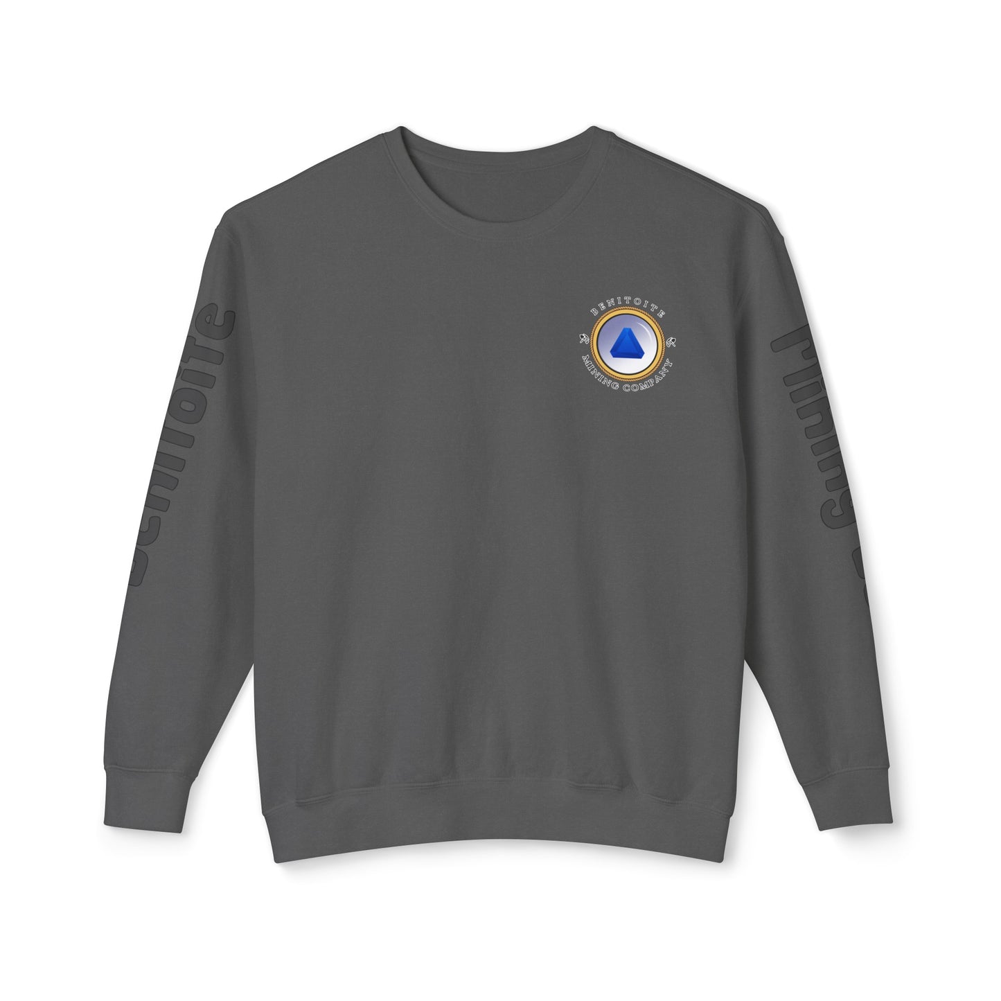 Benitoite Mining Co Unisex Lightweight Crewneck Sweatshirt