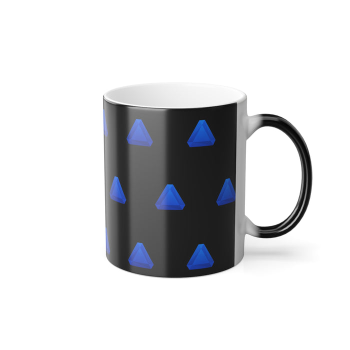 Patterned Benitoite Color Morphing Mug, 11oz