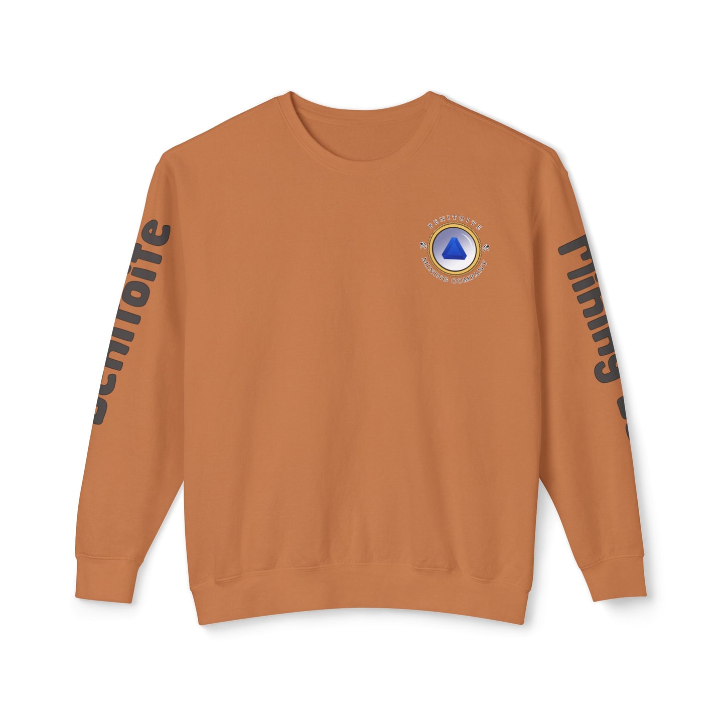 Benitoite Mining Co Unisex Lightweight Crewneck Sweatshirt