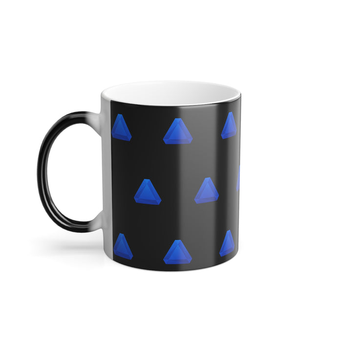 Patterned Benitoite Color Morphing Mug, 11oz