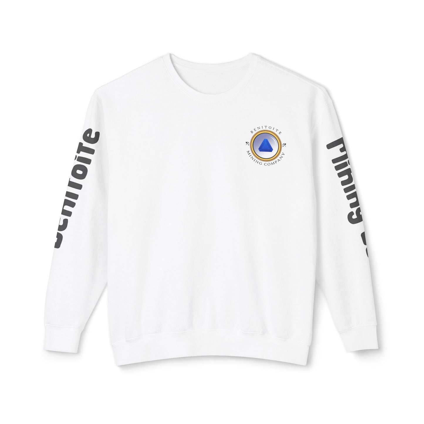 Benitoite Mining Co Unisex Lightweight Crewneck Sweatshirt