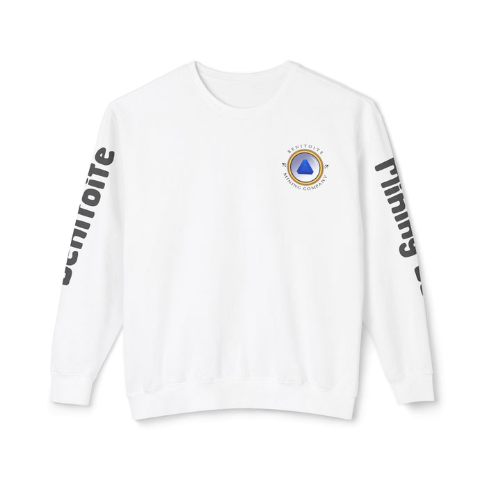 Benitoite Mining Co Unisex Lightweight Crewneck Sweatshirt