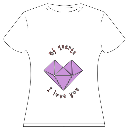 Picture "Of quartz I love you" T-Shirt