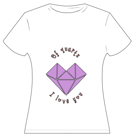 Picture "Of quartz I love you" T-Shirt